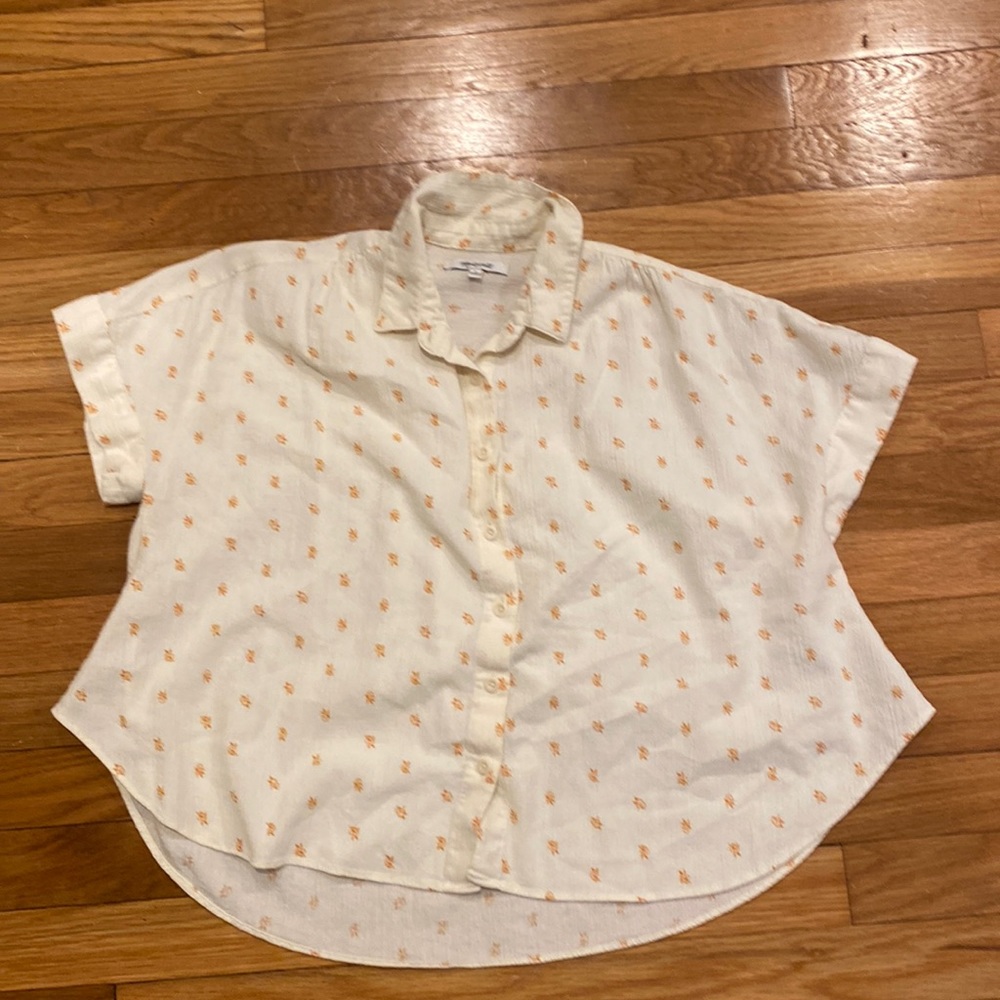 Madewell print blouse